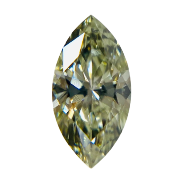 FANCY LIGHT GRAY YELLOWISH GREEN 0.166ct