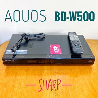 SHARP - SHARP シャープ　ブルーレイレコーダー HDD 500GB 2チューナー