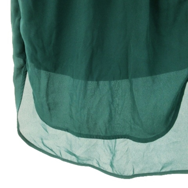 rienda(リエンダ)のリエンダ スカート タイト ミモレ ロング ラウンドカット 透け感 F 緑 レディースのスカート(ロングスカート)の商品写真