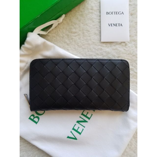 Bottega Veneta - ボッテガヴェネタ ジップ アラウンド ウォレット 長財布 ブラック