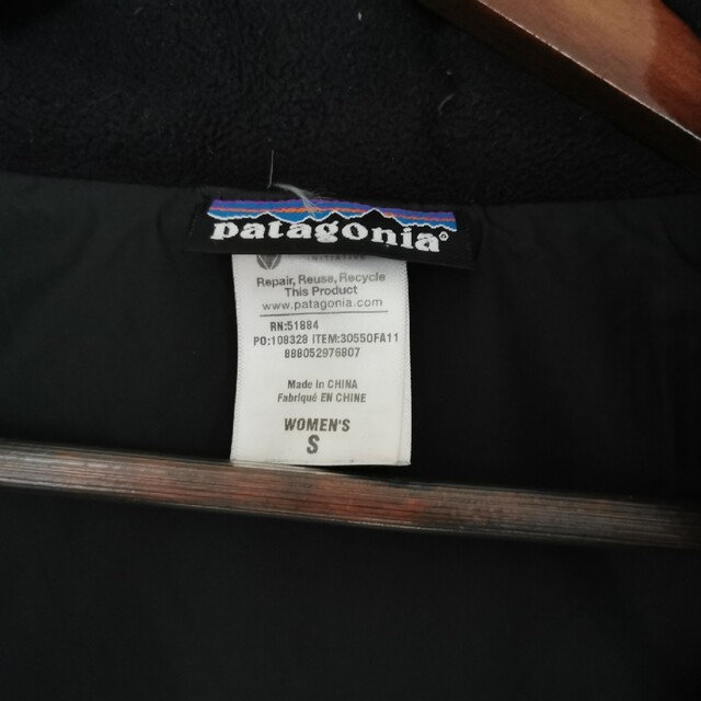 patagonia(パタゴニア)の美品 Patagonia ダウンジャケット S ブラック レディースのジャケット/アウター(ダウンジャケット)の商品写真