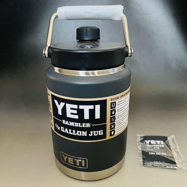 【新品】YETI イエティ ランブラー ハーフガロン ジャグ チャコール新品ブランド