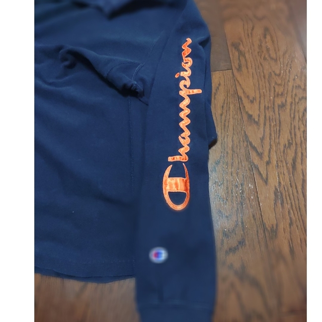 Champion　リバースウィーブ　ロンT　長袖　Ｌ　ネイビー