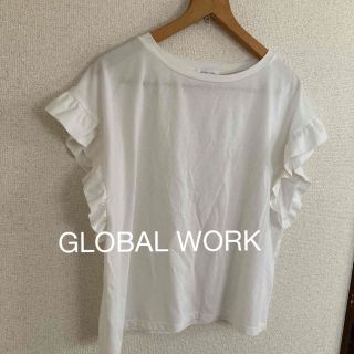 グローバルワーク(GLOBAL WORK)のGLOBAL WORK 白Tシャツ(Tシャツ(半袖/袖なし))