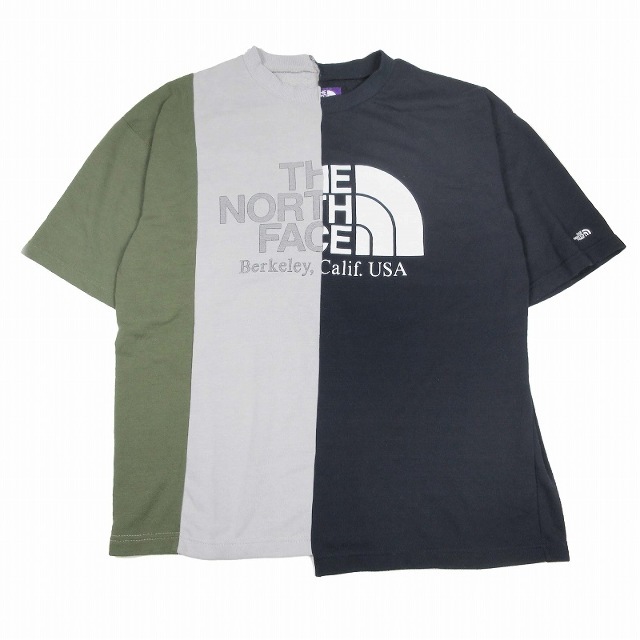 美品 19SS ノースフェイス パープルレーベル アシンメトリー Tシャツ68cm袖丈