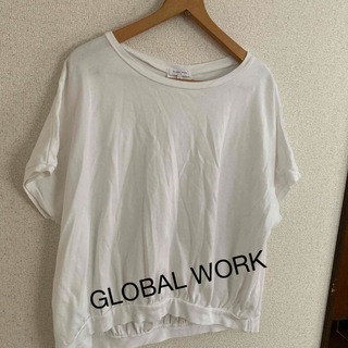 グローバルワーク(GLOBAL WORK)のGLOBAL WORK 白Tシャツ(Tシャツ(半袖/袖なし))