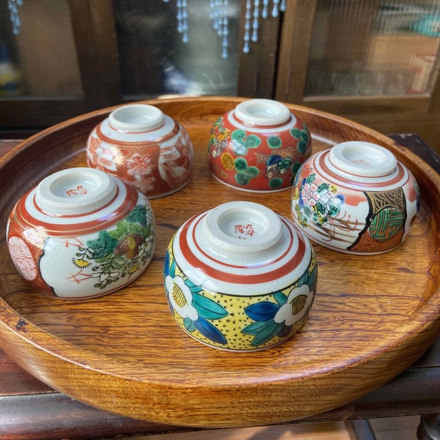 九谷青窯 - 九谷焼 湯呑み 5個 茶器の通販 by A's-vintage 九谷青窯 - 九谷焼 湯呑み 5個 茶器の通販 by A's-vintage