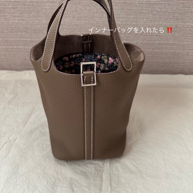 HERMES ピコタン　インナーバッグ　ハンドメイド レディースのバッグ(ハンドバッグ)の商品写真