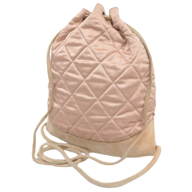 CHANEL - 【本物保証】 シャネル CHANEL ロゴ 巾着 リュック CHANEL - 【本物保証】 シャネル CHANEL ロゴ 巾着 リュック