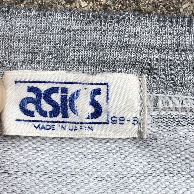 アシックス 90s 霜降り スウェット 日本製 ボックスシルエット 刺繍ロゴ 5