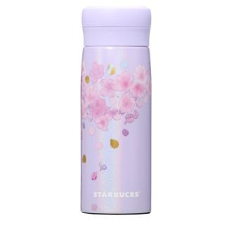 スターバックス(Starbucks)のスタバ　さくら　ステンレスボトルパープル　SAKURA2023　ステンレスボトル(容器)