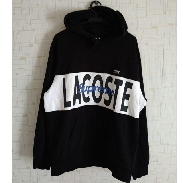 Supreme × LACOSTE パーカー