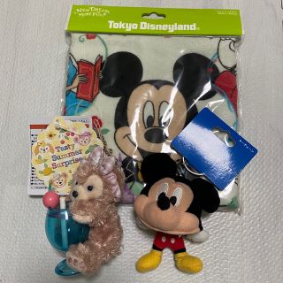 ディズニー(Disney)のハンドタオル、キーホルダーセット(キーホルダー)