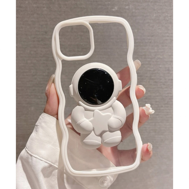 宇宙飛行士のiPhoneケース スマホ/家電/カメラのスマホアクセサリー(iPhoneケース)の商品写真