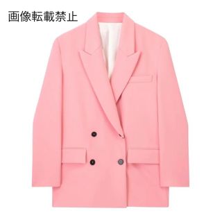 🎓3月新作🏫10684◇pink ピンク ダブルジャケット ブレザー (テーラードジャケット)