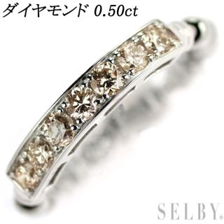 Pt950 ダイヤモンド リング 0.50ct(リング(指輪))