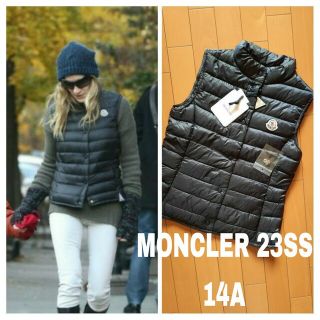 新品 モンクレール MONCLER ダウンベスト LIANE リアーネ 紺色 2