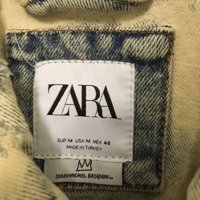 ZARA - 【超激レア】ZARA×バスキア 絵画 ダメージ加工 伝説コラボ