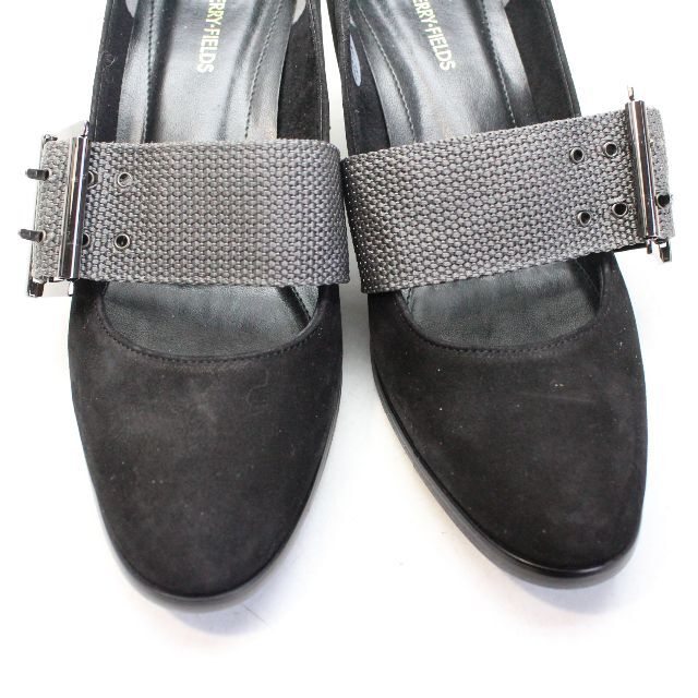 STRAWBERRY-FIELDS(ストロベリーフィールズ)の新品 ストロベリーフィールズ 本革スエードパンプス 23.5/C8-6      レディースの靴/シューズ(ハイヒール/パンプス)の商品写真