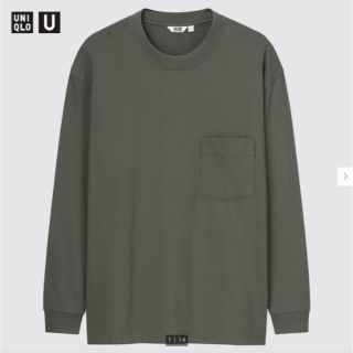 ユニクロ(UNIQLO)の【Uniqlo U/ユニクロユー】クルーネックT（長袖）新品未使用(Tシャツ/カットソー(七分/長袖))