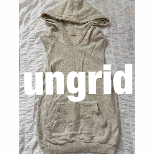 Ungrid(アングリッド)のungrid【即納】ノースリーブフーディ パーカー フード付き アングリッド レディースのトップス(パーカー)の商品写真