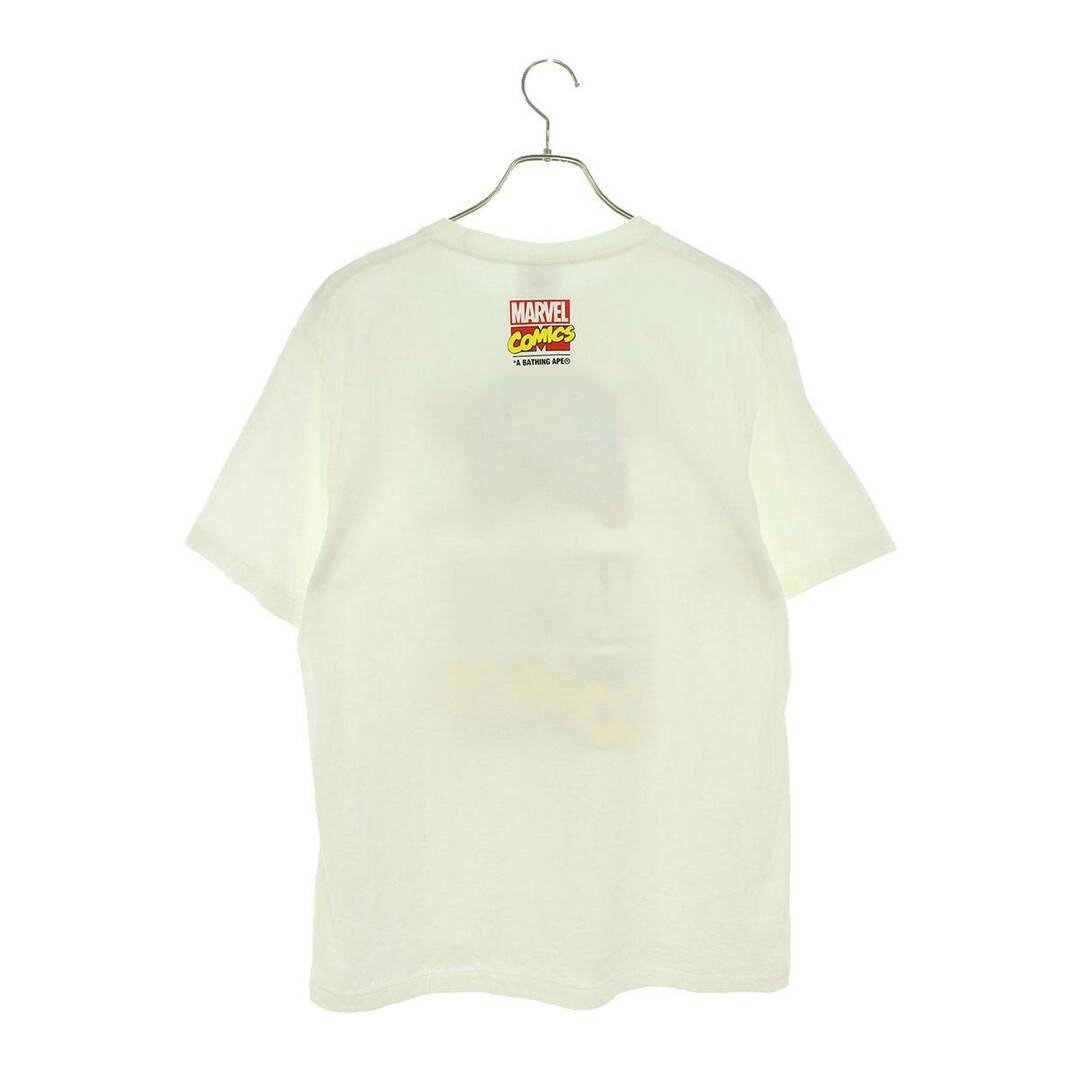 A BATHING APE(アベイシングエイプ)のアベイシングエイプ MARVELコラボプリントTシャツ メンズ L メンズのトップス(Tシャツ/カットソー(半袖/袖なし))の商品写真