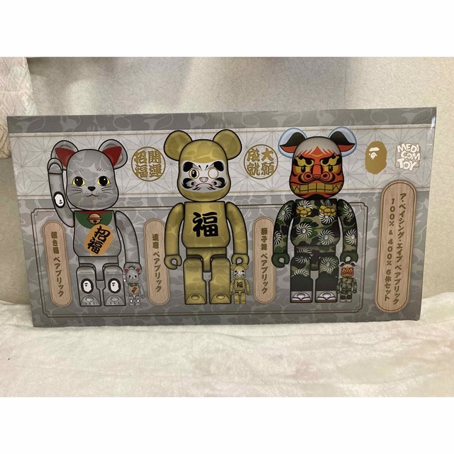 BE@RBRICK BAPE(R) 招き猫 銀メッキ／達磨 金メッキ／獅子舞 通販