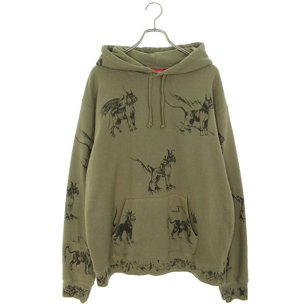 シュプリーム  20SS  Animals Hooded Sweatshirt アニマルフーデッドパーカー メンズ XLメンズ