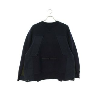 サカイ(sacai)のサカイ  22-02731M フロントポケットコットン切り替えスウェット  メンズ 1(スウェット)