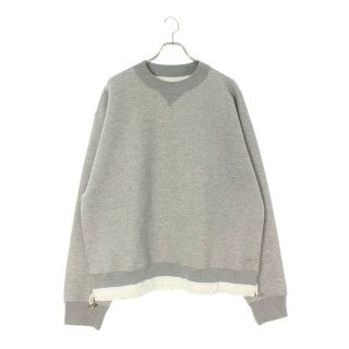 サカイ(sacai)のサカイ  22AW  S Studs Sponge Sweat Pullover 22-02865M Sスタッズクルーネックスウェット メンズ 4(スウェット)