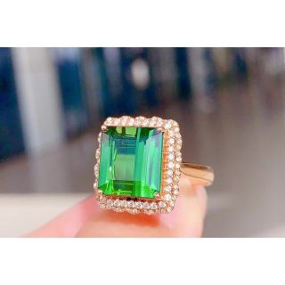 ⭐︎【高級】トルマリン リング k18 2.3ct