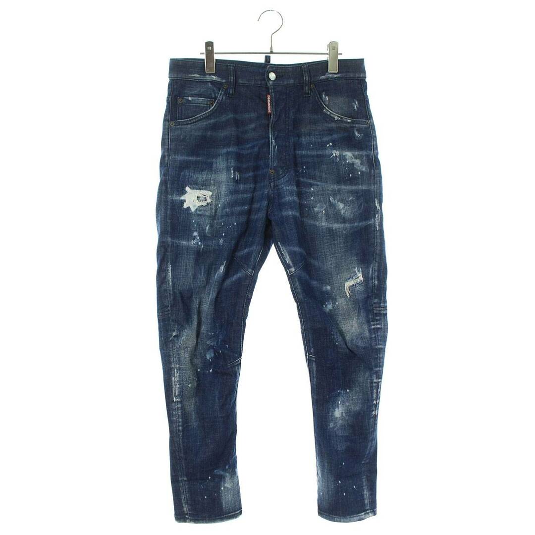 ディースクエアード 21SS S74LB0912 ダメージ加工サルエルデニムパンツ