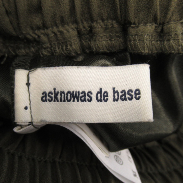 as know as de base(アズノゥアズドゥバズ)のアズノウアズ ドゥバズ チュールスカート フレアスカート ミモレ丈 F カーキ レディースのスカート(ひざ丈スカート)の商品写真