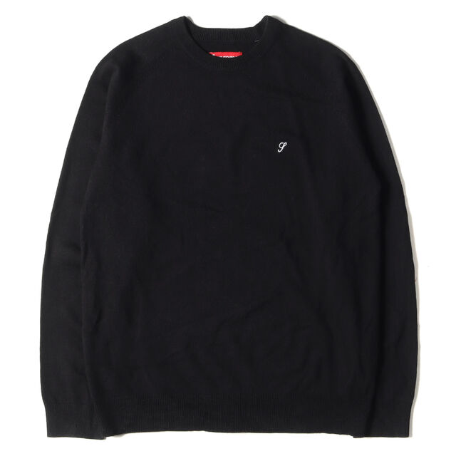 Supreme シュプリーム ニット ワンポイント刺繍 クルーネック ニット