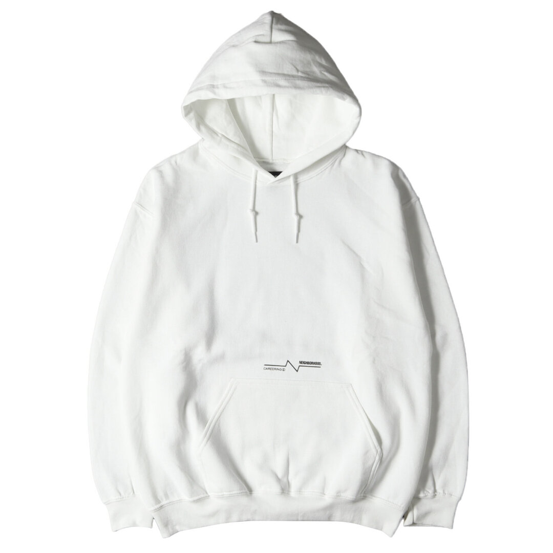 ☆ネット激安通販☆ NEIGHBORHOOD ネイバーフッド パーカー ブランドロゴ スウェットパーカー NHCR CE-HOODED. LS  19AW ホワイト 白 M トップス フーディー コラボ 【メンズ】