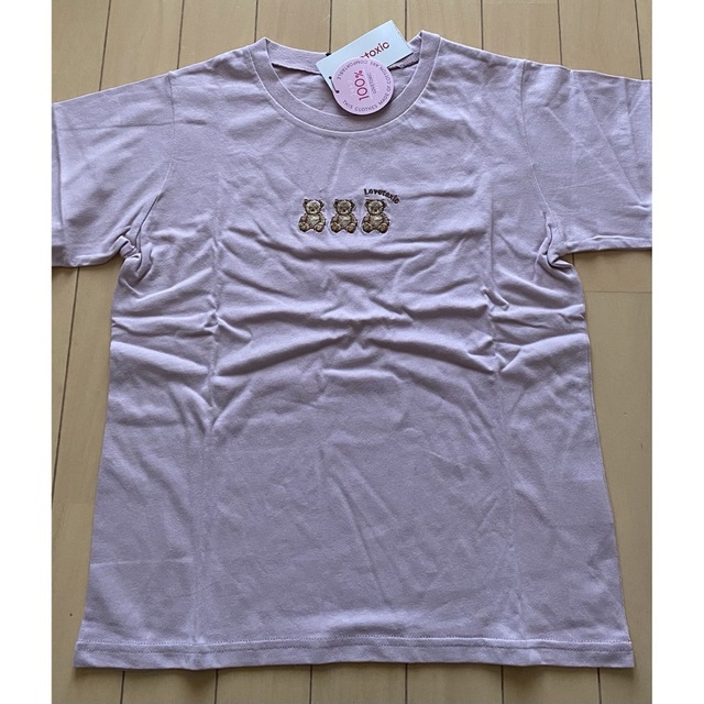 lovetoxic(ラブトキシック)のラブトキシック ベアー刺しゅう長袖Tシャツ サイズM(150) キッズ/ベビー/マタニティのキッズ服女の子用(90cm~)(Tシャツ/カットソー)の商品写真