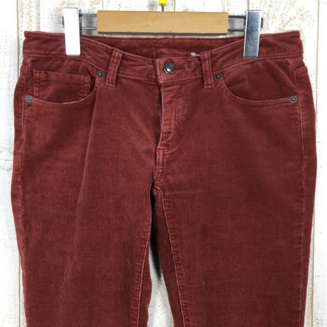 WOMENs 26 パタゴニア フィッテド コーデュロイ パンツ Fitted Corduroy Pants PATAGONIA 55055 RIRN  レッド系 | フリマアプリ ラクマ