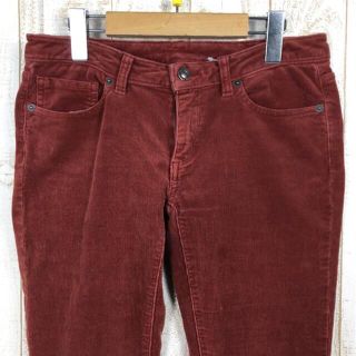 パタゴニア(patagonia)のWOMENs 26  パタゴニア フィッテド コーデュロイ パンツ Fitted Corduroy Pants PATAGONIA 55055 RIRN レッド系(その他)