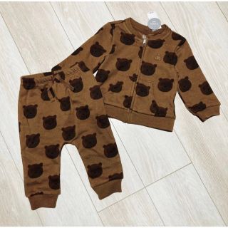 ベビーギャップ(babyGAP)のベビーギャップ★新品 ブラナンベア くま柄 スウェット ジャケット セットアップ(トレーナー)