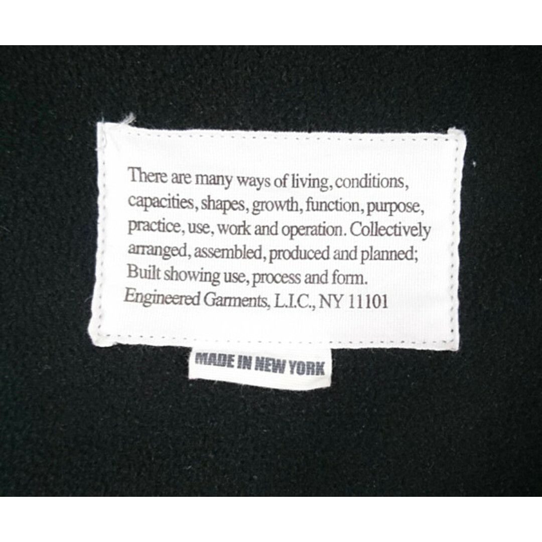 Engineered Garments(エンジニアードガーメンツ)のENGINEERED GARMENTS エンジニアードガーメンツ Cardigan Jacket ポリエステル カーディガン ジャケット ブラック サイズM 正規品 / 30255 メンズのジャケット/アウター(その他)の商品写真