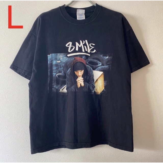 Eminem 8mile Movie Tee L エミネム 8マイル TシャツTシャツ/カットソー(半袖/袖なし)