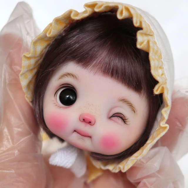 オビツ11ドール創作人形ob11ドール粘土ドールヘッドのみぬいぐるみ/人形