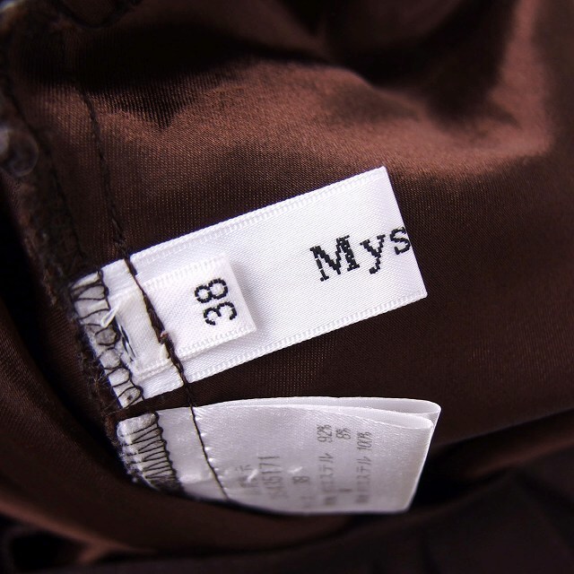 Mystrada(マイストラーダ)のマイストラーダ スカート フレア ミモレ丈 ロング リネン混 タック 透け感  レディースのスカート(ロングスカート)の商品写真