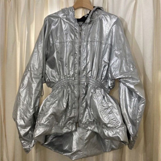 【極美品】Celine Silver Metallic Coat セリーヌコート