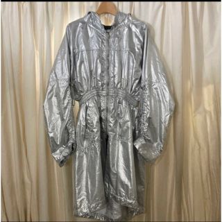 CELINE セリーヌ ナイロンジャケット シルバー 光沢 トラック