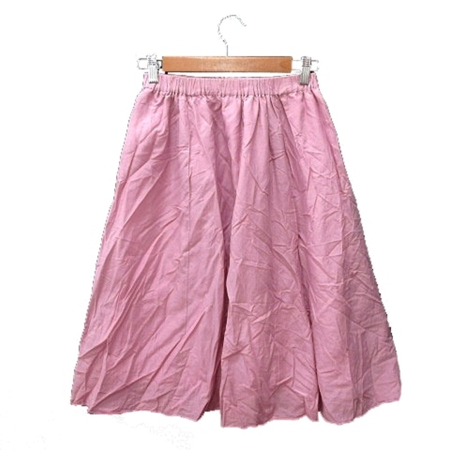Jewel Changes(ジュエルチェンジズ)のジュエルチェンジズ アローズ フレアスカート ミモレ ロング ピンク レディースのスカート(ロングスカート)の商品写真