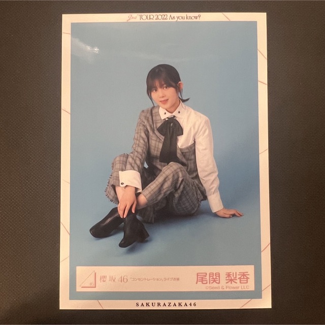 櫻坂46 生写真 尾関梨香 チケットの音楽(女性アイドル)の商品写真