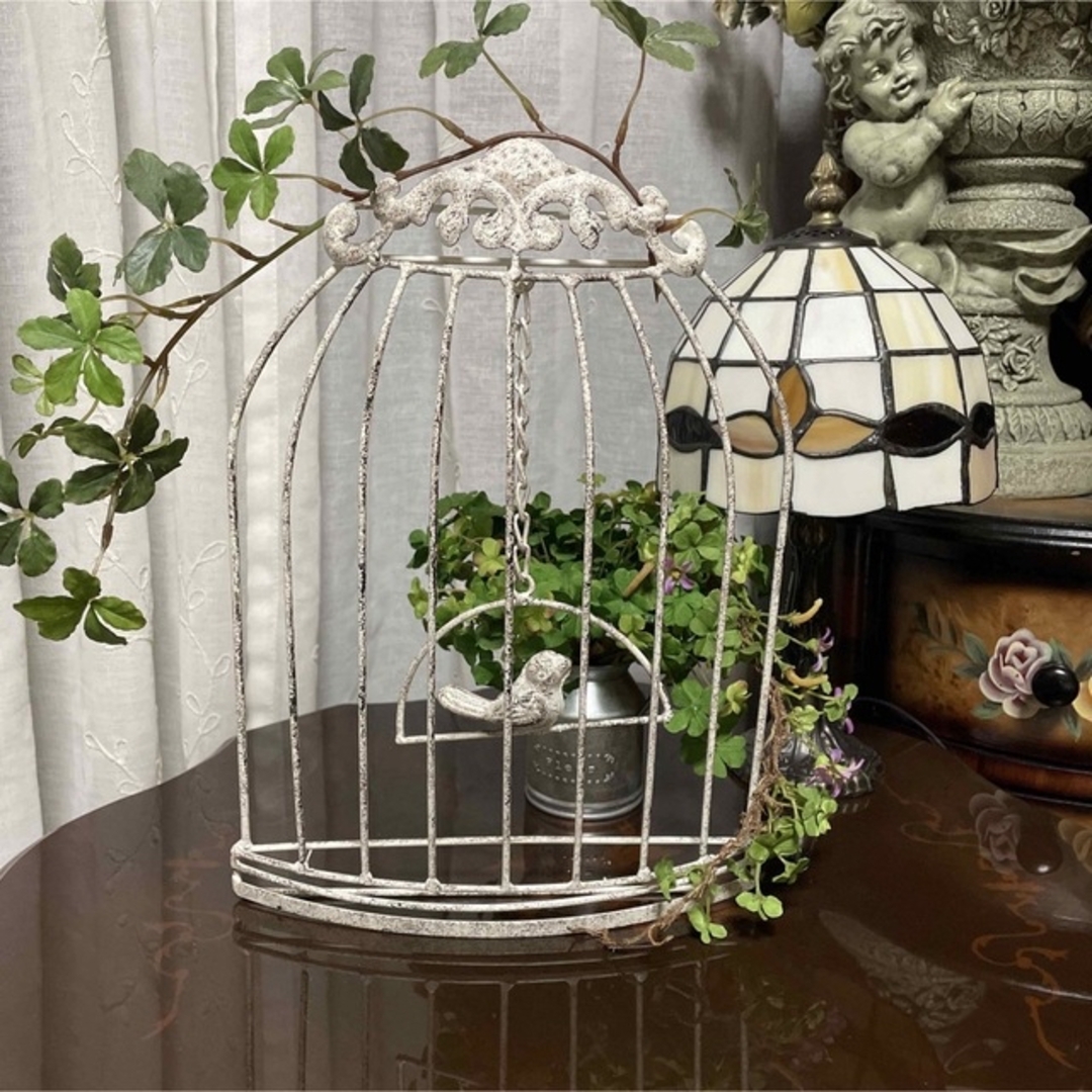 インテリア　雑貨　鳥かごアーチ ハンドメイドのインテリア/家具(インテリア雑貨)の商品写真