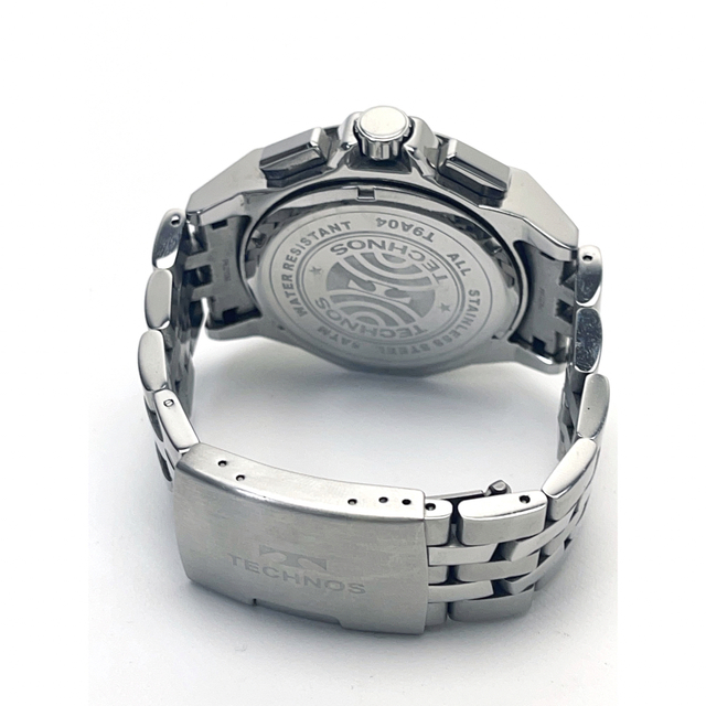 TECHNOS(テクノス)のT497 TECHNOS テクノス クロノグラフ 腕時計 メンズの時計(腕時計(アナログ))の商品写真