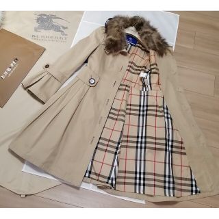 バーバリーブルーレーベル シングル トレンチコート(レディース)の通販